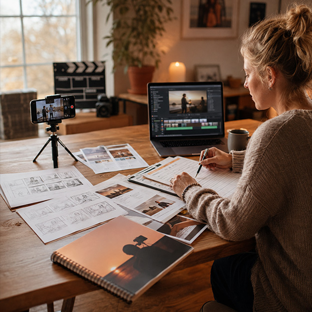 Pedagogiskt stöd från mobilfilmning och redigering till färdig filmvisning