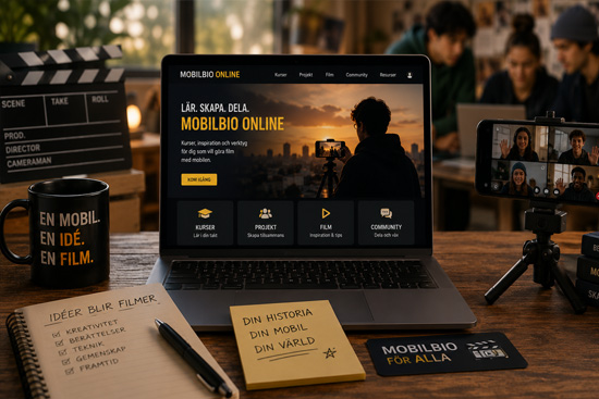 Kreativt arbete med Mobilbio Online