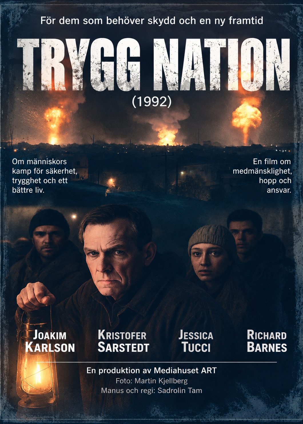 Svensk filmposter för Trygg Nation